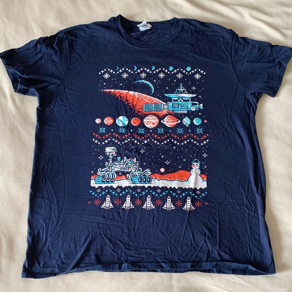 NASA Christmas tee